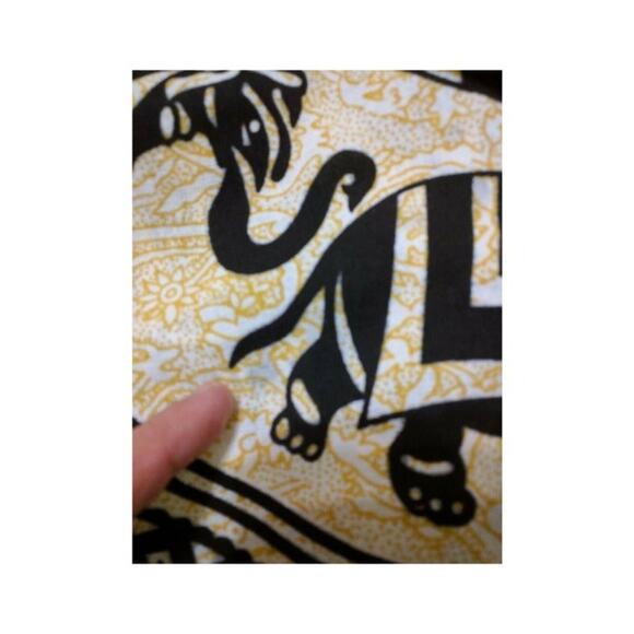 Pottery Barn Wall Art Elephant Tapestry 80x50" Hand Made Screen Print IMPERFECT - Picture 3 of 6